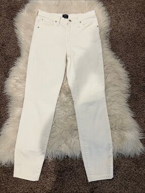 J. Crew Off-White Skinny Jeans